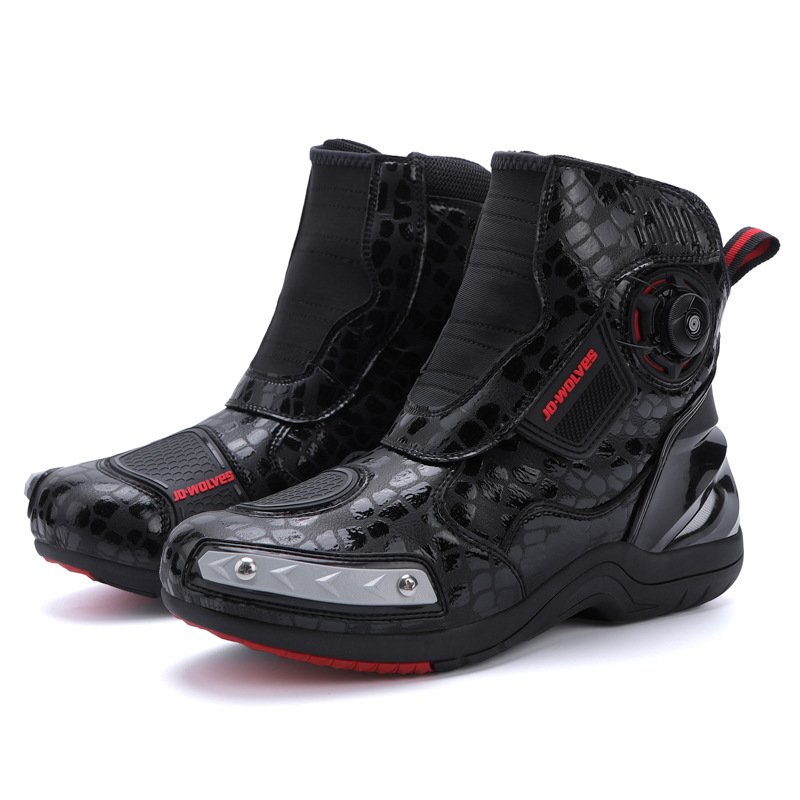 Outdoor Sports Adventure - Off-Road Motorcycle Riding Boots for Men