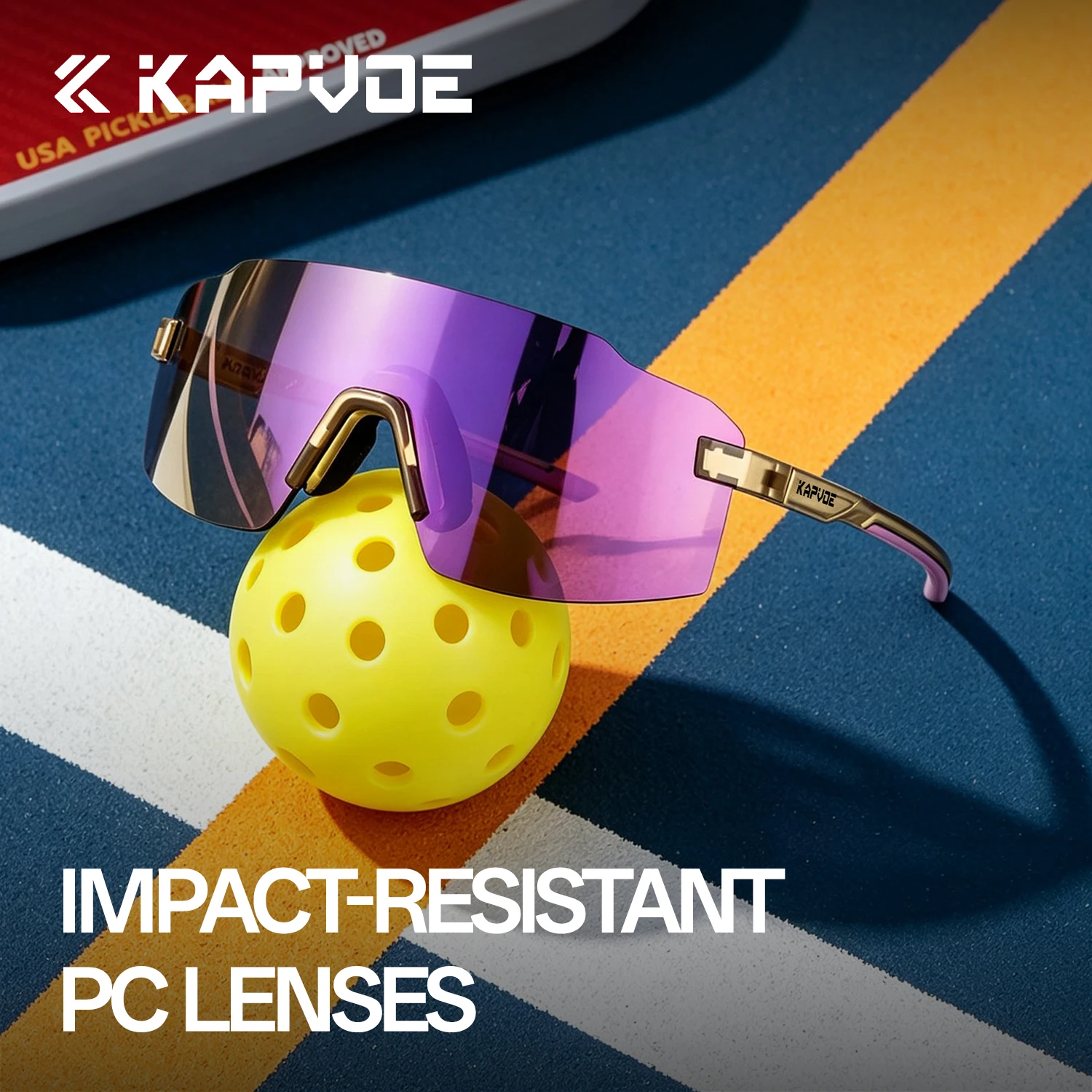 Kapvoe Pickleball UV400 Goggle - Outdoor Sport Glasses review and price