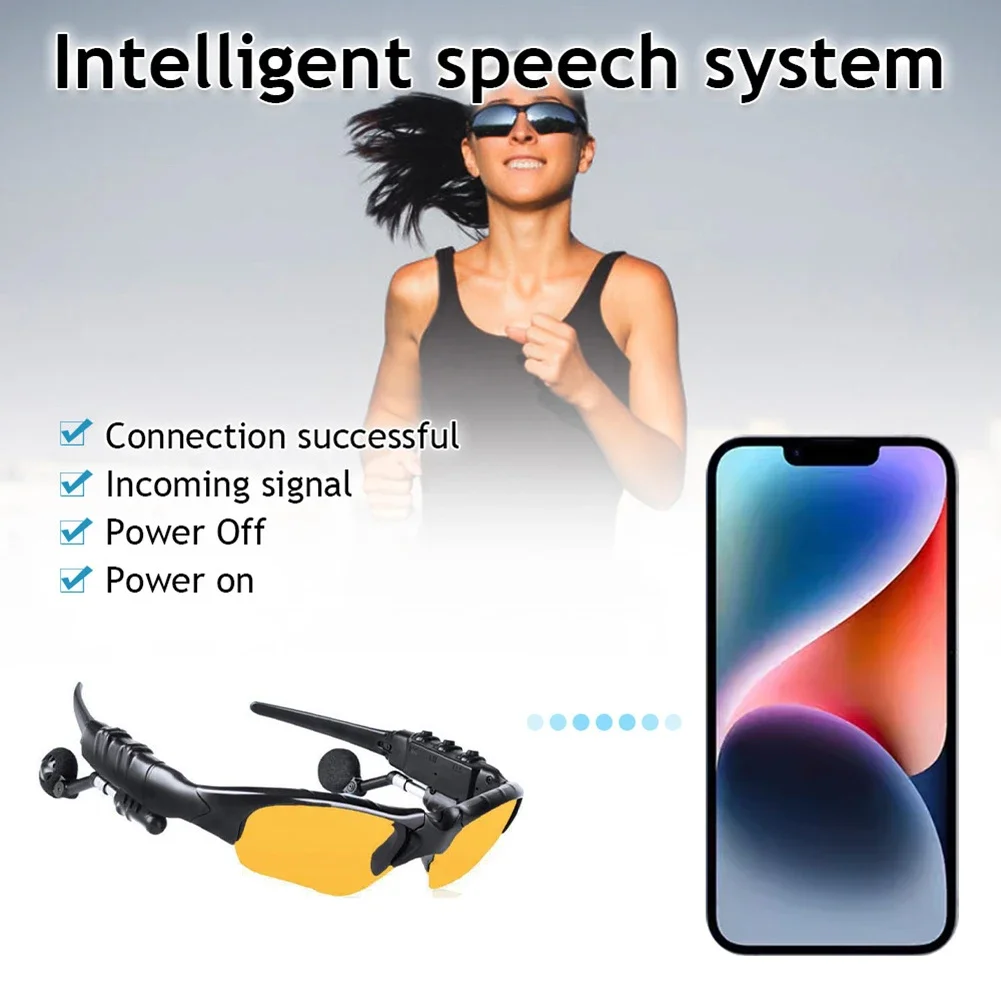 5.0 Stereo Earphones Wireless  - Outdoor Sport Glasses review and price