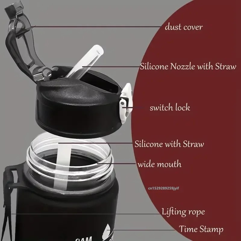 800ML Sports Water Bottle with - Outdoor Sports Adventure review and price