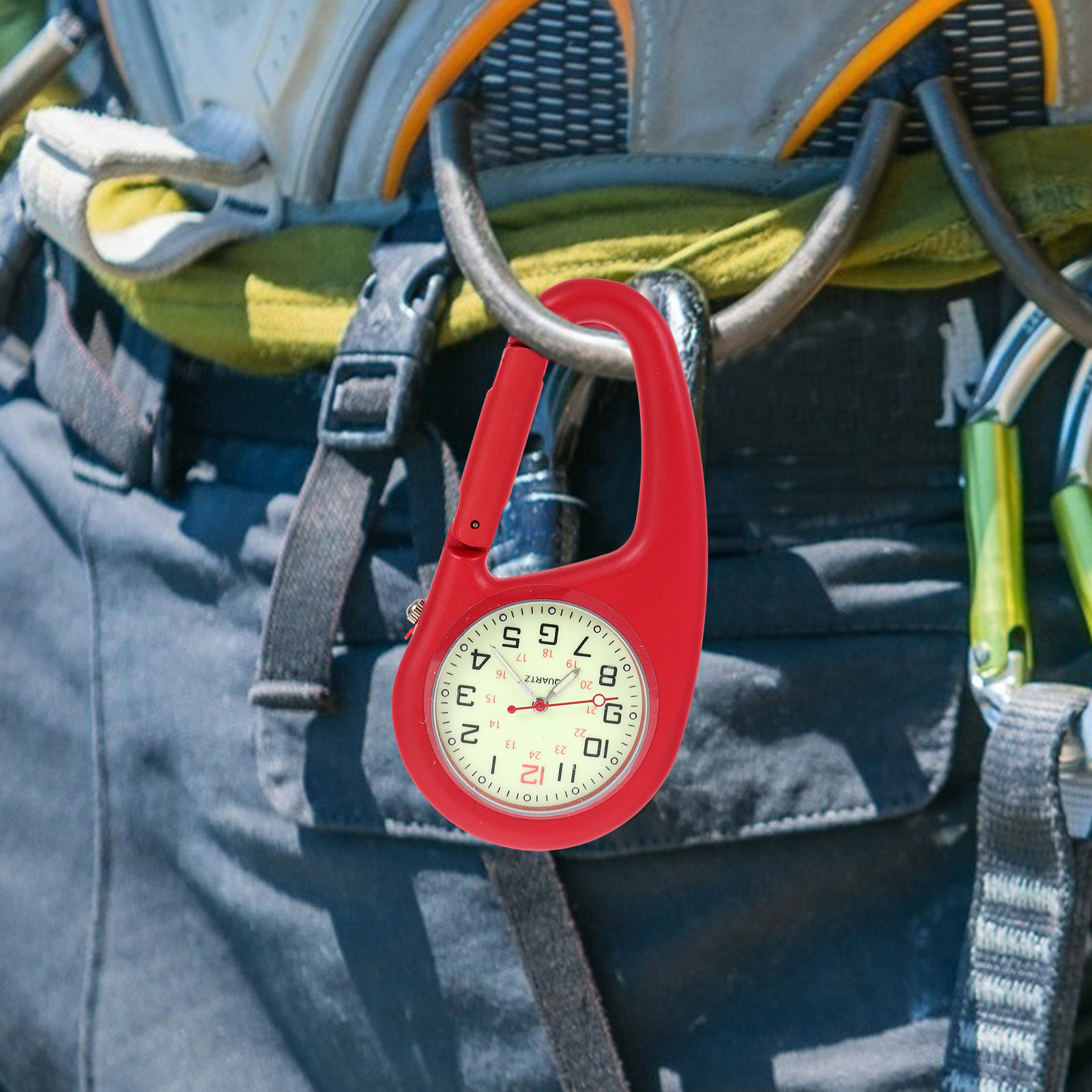 2Pcs Portable Carabiner Watch  - Outdoor Sports Adventure review and price