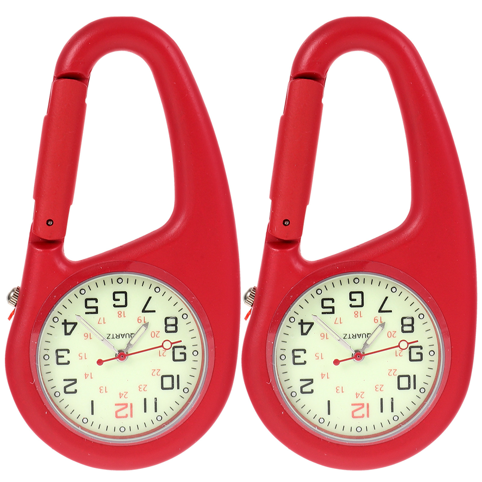 2Pcs Portable Carabiner Watch  - Outdoor Sports Adventure review and price